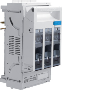 Роз'єднувач запобіжників NH00, 3x160А, на шину з шагом 40мм