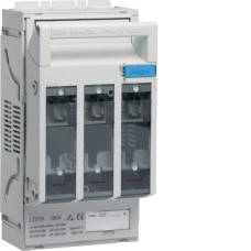 Роз'єднувач запобіжників NH00, 3x160А, на шину з шагом 60мм