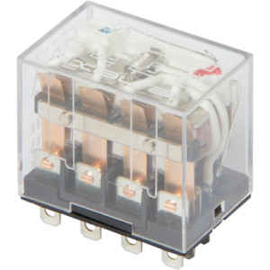 Реле проміжне e.control.p1046L з Led індикацією 10А, 4 групи контактів, котушка 230В АC