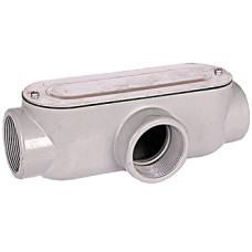 З'єднувач ревізійний Т-подібний e.industrial.pipe.db.revise.t.3/4" для труб 3/4"
