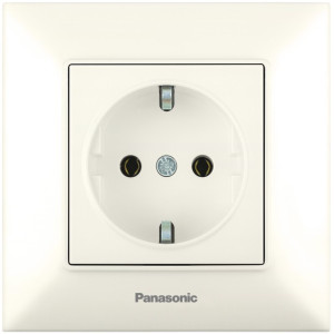 Розетка Panasonic Arkedia Slim, крем