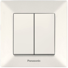 Вимикач 2кл. Panasonic Arkedia Slim, крем