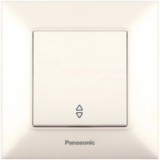 Вимикач 1кл. прохідн. Panasonic Arkedia Slim, крем
