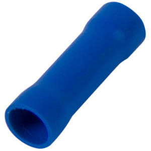 Гільза з'єднувальна ізольована e.splice.stand.bv.2.blue 1,5-2,5 кв.мм, синя, 100шт