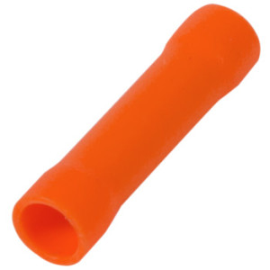 Гільза з'єднувальна ізольована e.splice.stand.rvt.1.orange 0,5-1,5 кв.мм, помаранчева, 100шт