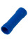 Гільза з'єднувальна ізольована e.splice.stand.rvt.2.blue 1,5-2,5 кв.мм, синя, 100шт