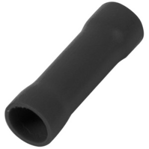 Гільза з'єднувальна ізольована e.splice.stand.rvt.5.black 4-6 кв.мм, чорна, 100шт