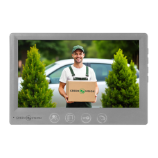 Кольоровий AHD відеодомофон GV-058-AHD-M-VD7SD Grey