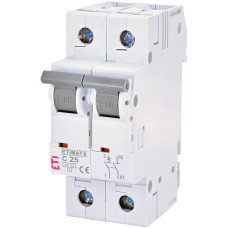 Автоматичний вимикач ETIMAT 6 1p+N C 25А (6 kA)