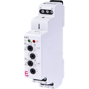 Дворівневе реле часу SJR-2 230V AC (2x16A_AC1)