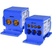 Блок розподільчий EDBM-7/N (192А, 1500V AC/DC, OUT: 1x4-70; 3x2,5-25; 4x2,5-16)