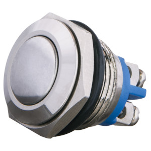 Кнопка металева опукла, (гвинтове з'єднання), 1NO. TY 16-231A Scr