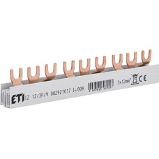 Шина живлення IZ 12/3F/ 9 (12мм2, 3P, 0.16м, Fork, 9mod.)