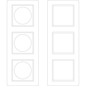 Лист паперу для надпису, 3-постовий, M-CREATIV, Schneider Electric MTN4063-3500