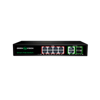 Комутатор мережевий POE GV-021-D-8G+2PG+2SFP
