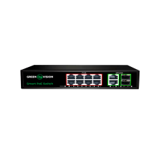 Комутатор мережевий POE GV-021-D-8G+2PG+2SFP