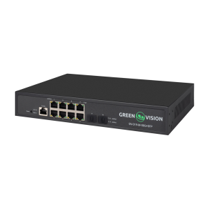 Комутатор мережевий POE GV-019-M-08G+SFP