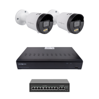 Комплект відеоспостереження на 2 камери GV-IP-K-W102/2 4MP (Ultra AI)