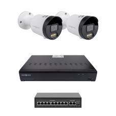 Комплект відеоспостереження на 2 камери GV-IP-K-W102/2 4MP (Ultra AI)