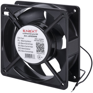 Вентилятор e.climat.fan.pro.120, 120х120х38мм 22Вт АС230В