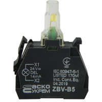 Блок для підсвіч. жовтий 24В для кнопок TB5 ZBV-B5
