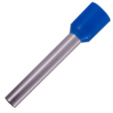 Ізольований наконечник втулковий e.terminal.stand.e2518.blue 2,5 кв.мм, синій, 100шт