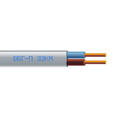 Кабель ВВГ-П 2х1,5 Сірий 705985 ЗЗКМ