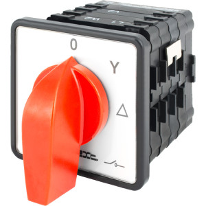 Пакетний перемикач LK40/4.324-ZP/45 щитовий, з передньою панеллю, 0-зірка-трикутник, 40А