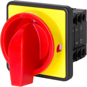 Пакетний перемикач LK16/3.323-ZК/45 щитовий, з передньою панеллю (під пломбування), 3p, 1-0-2, 16А