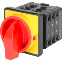 Пакетний перемикач LK63/3.323-ZК/45 щитовий, з передньою панеллю (під пломбування), 3p, 1-0-2, 63А