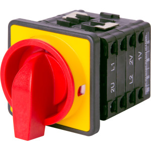 Пакетний перемикач LK63/4.322-ZК/45 щитовий, з передньою панеллю (під пломбування), 0-1-2, 63А