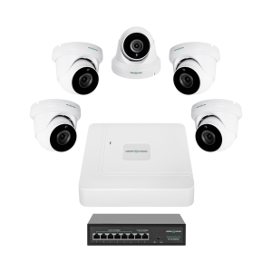 Комплект відеоспостереження на 5 камер GV-IP-K-W82/05 5MP