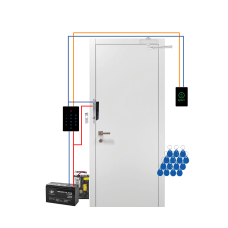 Комплект СКУД із сенсорною панеллю та електроригельним замком GV-503