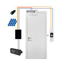 Комплект СКУД із сенсорною панеллю та магнітним замком 280 кг GV-501