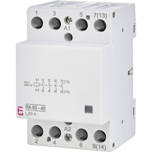 Контактор модульний RA 63-40 230V AC