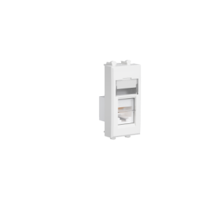 Комп'ютерна розеткаRJ-45, категорія 5е, Біла хмара, 1 модуль, 4400461, ДКС