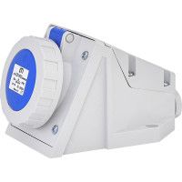 Розетка настінна (силовий роз'єм) EZH-1632 IP67 (16A, 230V, 2P+PE)