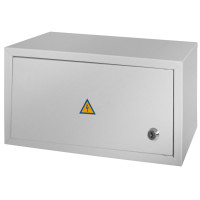 Корпус e.mbox.stand.n.15.z металевий, під 15 мод., навісний, з замком