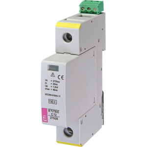 Обмежувач перенапруги ETITEC C T2 275/20 (1+0) 1p, RC