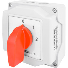 Пакетний перемикач LK16/4.322-ОВ/45 в корпусі, 0-1-2, 16А, IP44