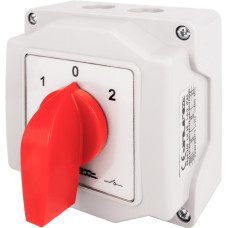 Пакетний перемикач LK25/3.323-ОВ/45 в корпусі, 3p, 1-0-2, 25А, IP44