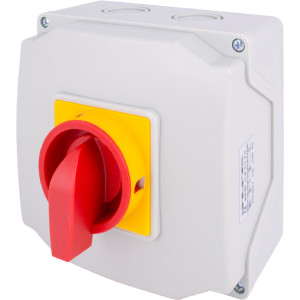 Пакетний перемикач LK40/4.322-ОК/45 в корпусі (під пломбування), 0-1-2, 40А, IP44