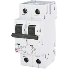 Автоматичний вимикач ETIMAT 10 2p D 4А (10 kA)