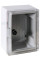 Корпус удароміцний з АБС-пластика e.plbox.210.280.130.tr, 210х280х130мм, IP65 з прозорими дверцятами