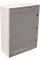 Корпус удароміцний з АБС-пластика e.plbox.300.400.165.24m.blank, 300х400х165мм, IP65 з панеллю під 24 модулі
