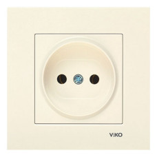 Розетка VI-KO Karre кремова 1-на без заземлення ( 90960107 )