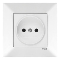 Розетка VI-KO Meridian біла 1-на без заземлення ( 90970007-WH )