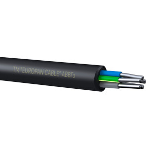 Кабель АВВГз 4х16 силовий EUROPAN CABLE
