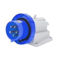Вилка стаціонарна 90° IEC 309 HP IP67 2P+E 32A 230V 6H GEWISS