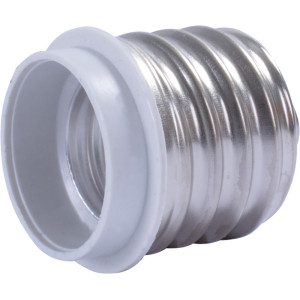 Перехідник e.lamp adapter.Е40/Е27.white, з патрону Е40 на Е27, пластиковий